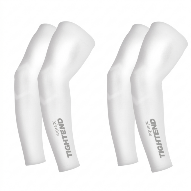 타이트엔드 아쿠아 쿨 엑스핏 다리토시 좌우 세트, 화이트, 2세트