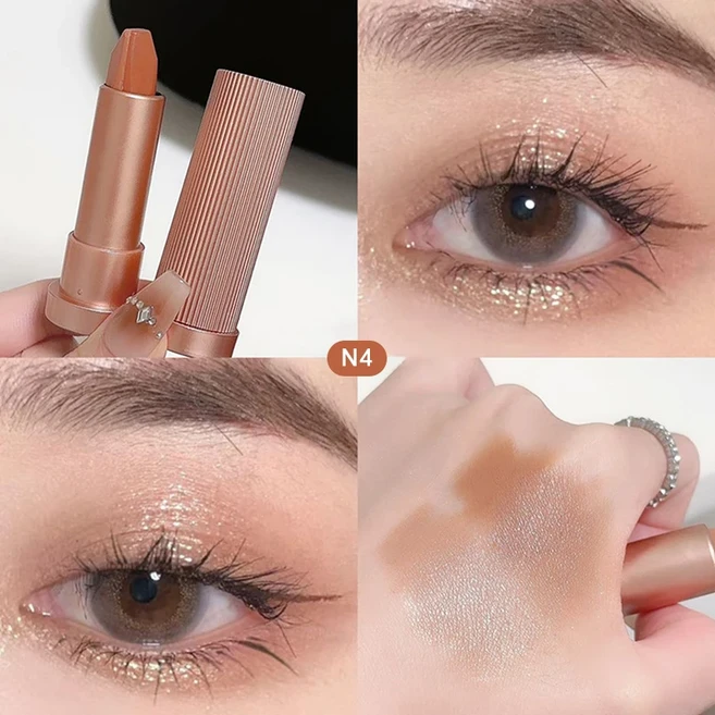 쿠쿠스토어 그라데이션 글리터 아이섀도우 스틱 펄 방수 하이라이팅 컨투어링 브라이트닝 메이크업 펜