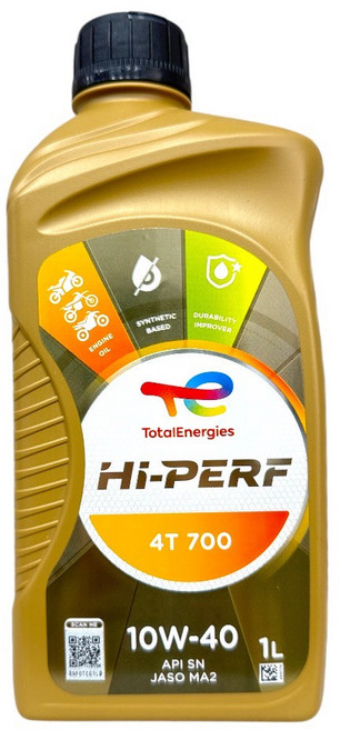 油頭先生 TOTAL 10W40 合成機油 法國製 JASO MA2 機車專用, 1個, 4T 700
