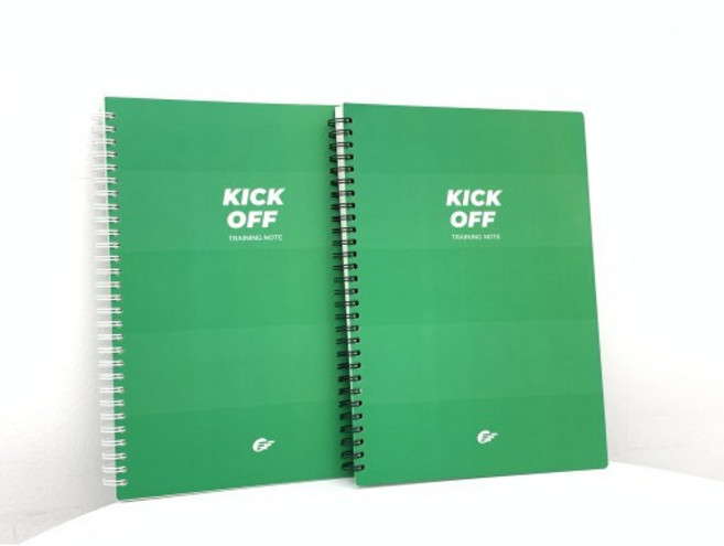 킥오프 축구 훈련/트레이닝 일지, 검정색