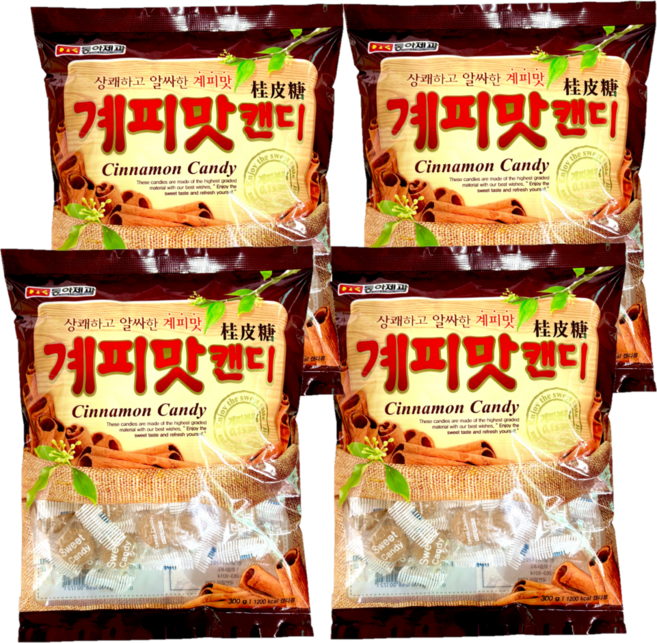 동아제과 계피맛캔디, 300g, 4개