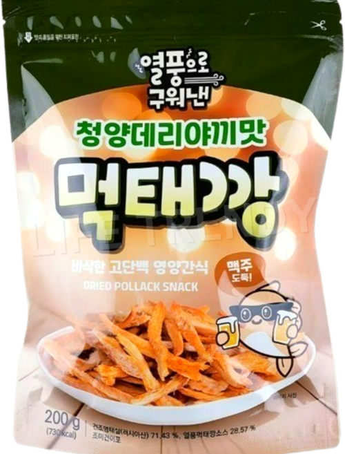 이천사물산 청양 데리야끼 먹태깡, 1세트, 200g