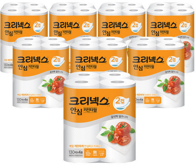 유한킴벌리 안심 키친타올 (), 8개