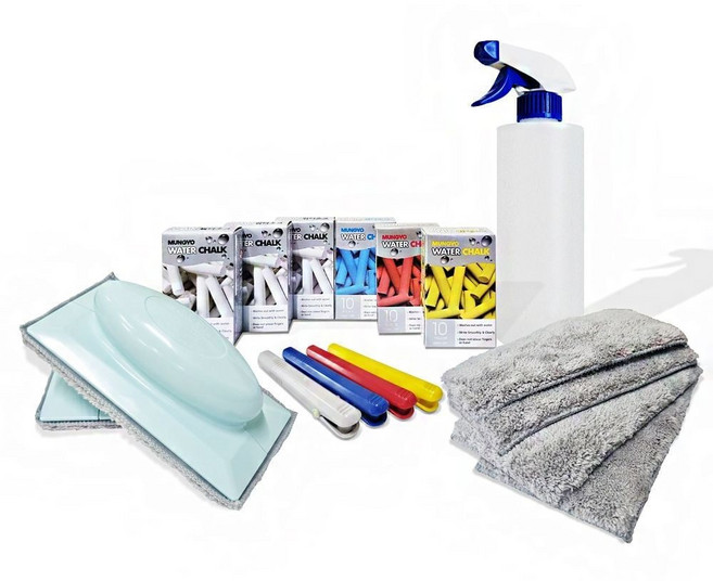 종이지우개 분필끼우개 문교 탄산분필 워터초크소모품세트 칠판