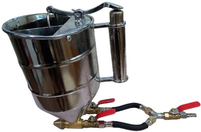 탄성코트 쌍두건 DS-88 호스형 노즐: 4mm 6mm 8mm 무늬코팅 본타일 에어스프레이건, 1개