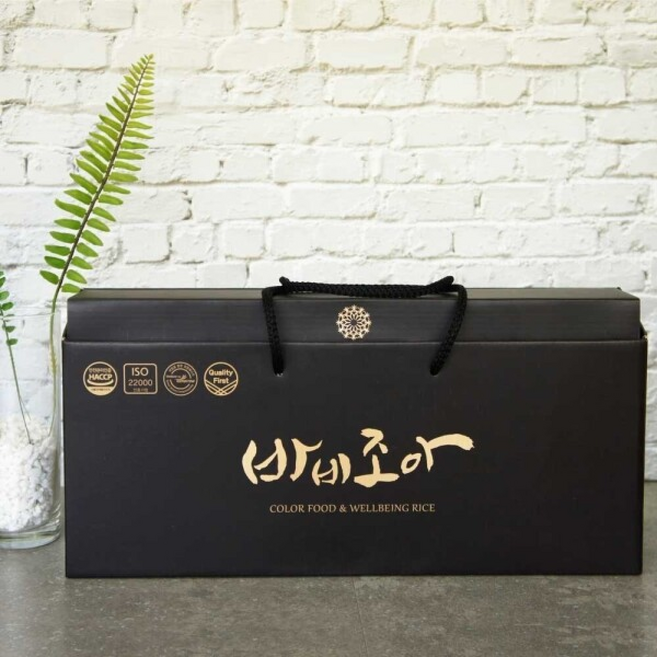 기능성 컬러쌀 4종 선물세트 홍국쌀 강황쌀 연잎쌀 혼합잡곡 영양쌀, 1개