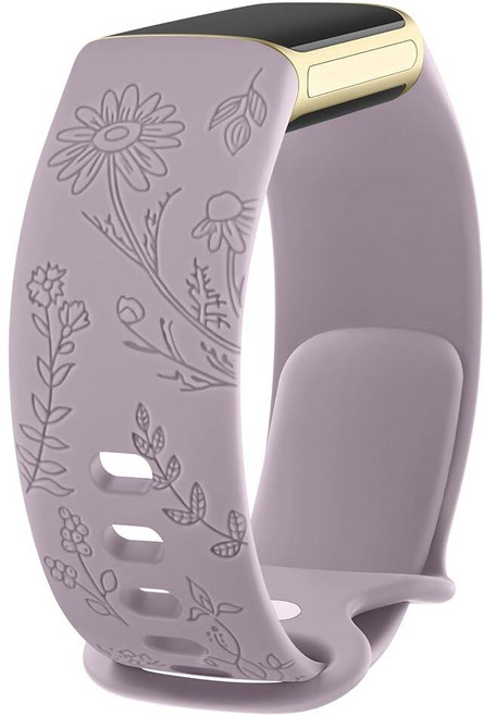 Meliya for Fitbit Charge 6 / Charge 5 밴드 여성 남성 소프트 실리콘 조절식 손목 밴드 교체용 스포츠 스트랩 for Fitbit Charge 5 /