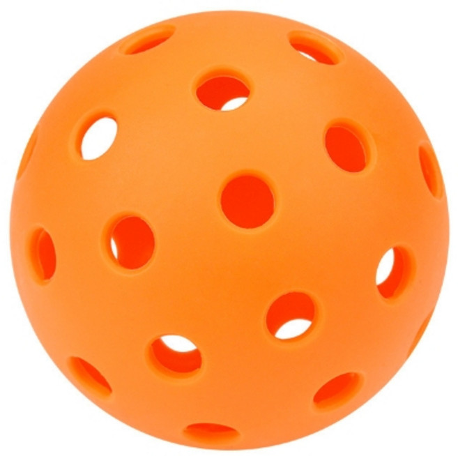 匹克球 皮克球 40孔室外球 26孔室內球組合 專業耐用訓練匹克球拍, 1個, 26孔 橘色【室內球】, 橘色