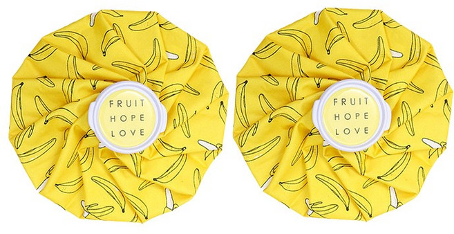 투데이리빙 1+1 냉온 찜질 주머니 얼음 찜질팩 온찜질 냉찜질 골프 얼음팩 야외 스포츠 운동 주머니팩, R99946Y(옐로우, 중 (21cm), 2개