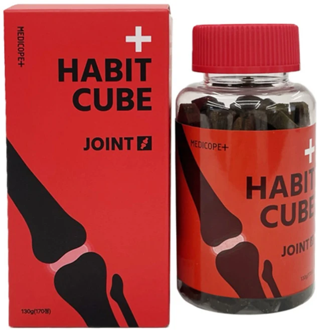 메디코펫 강아지 해빗큐브 영양제, 170정, 뼈/관절강화, 1개 - 쿠팡