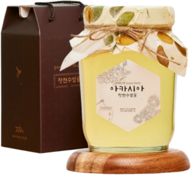 국산 아카시아 꿀 100프로 자연산 벌꿀 100% 2.4kg 자연산 꿀 답례품선물세트 국내산, 1.2kg, 1개