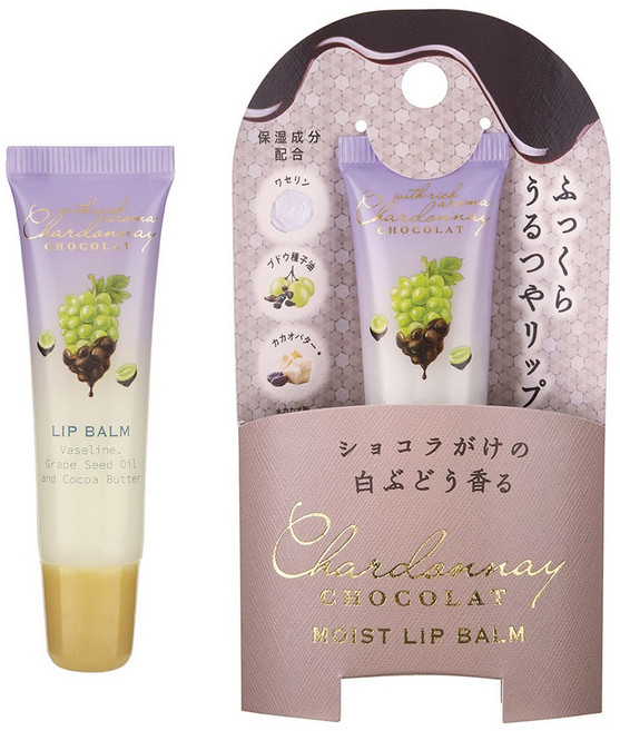 Chardonnay 립 밤, 1개, 초콜릿이묻은백포도향, 10ml
