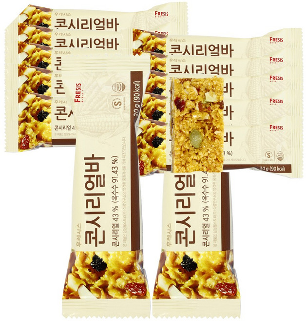 후레시스 콘시리얼바, 12개, 20g