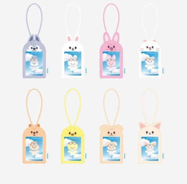 [현진JINIRET버전]스트레이키즈 스키주SKZOO CARRIER NAMETAG SET - 'PILOT : FOR 5STAR 3RD 팬미팅 공식굿즈 캐리어네임텍, ., .