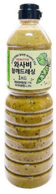 코우 소니또 와사비참깨드레싱 1kg, 와사비참깨드레싱1L, 1개, 1L