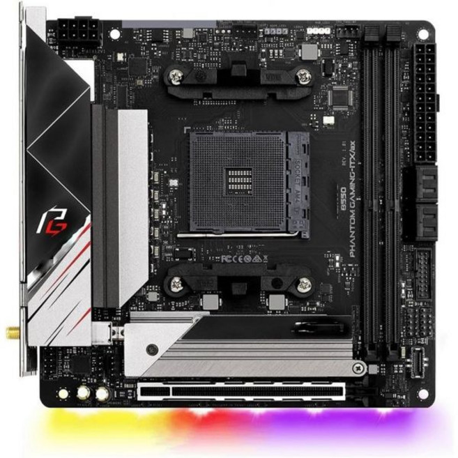 ASROCK B550 팬텀 게이밍용 마더보드 ITXAX AM4 키트 Ryzen 5600X 5800X DDR4 M.2 내구성이 뛰어난 미니 ITX용 적합
