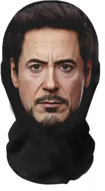 칸예마스크 캐릭터가면 복면마스크 가면 쓸데없는선물 칸예복면, 로버트다우니주니어, 1개