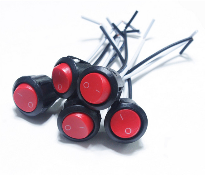 원형 토글스위치 (5개) 온오프 스위치 부품