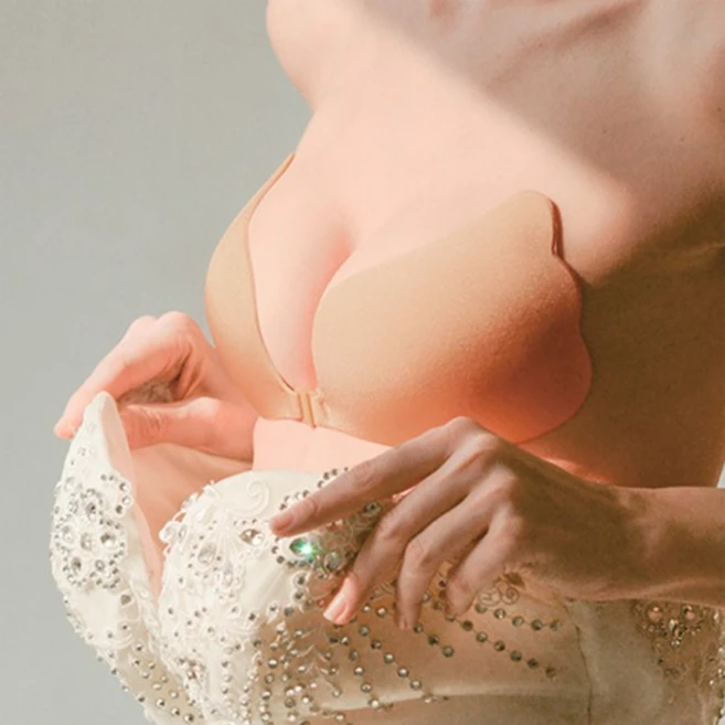 웨딩 촬영 브라 속옷 4size [드레스 뽕 붙이는 누드브라] - 쿠팡