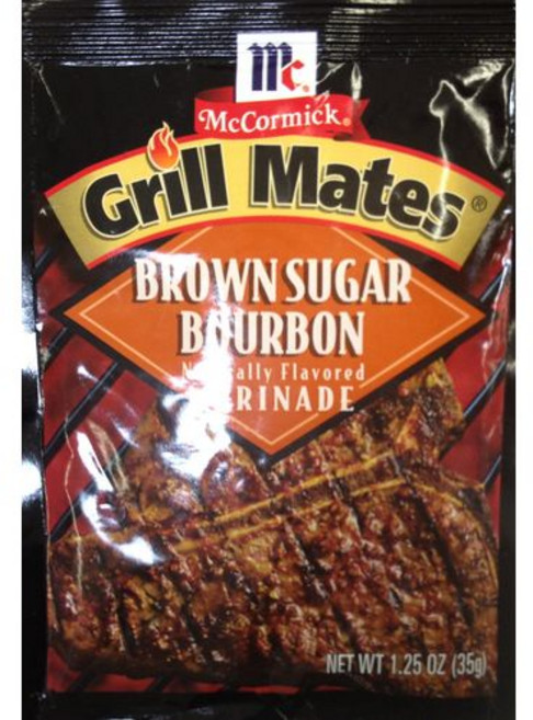 맥코믹 그릴 메이트 브라운 슈거 버번 마리네이드 1.25온스 McCormick Grill Mate BROWN SUGAR BOURBON Marinade 1.25oz (10 Packe, 1개