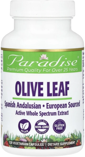 Paradise Herbs 올리브 잎 250mg 베지 캡슐 120정, ParadiseHerbs올리브잎250mg베지캡슐120정, 1개 - 쿠팡
