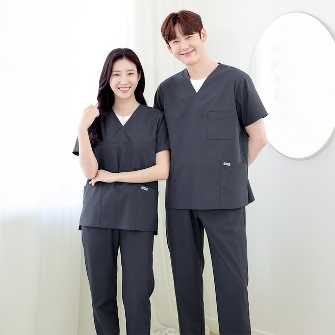 브이랩 남자 여자 병원 수술복 상하세트 의사 간호사 물리치료사 치과 유니폼 실습복