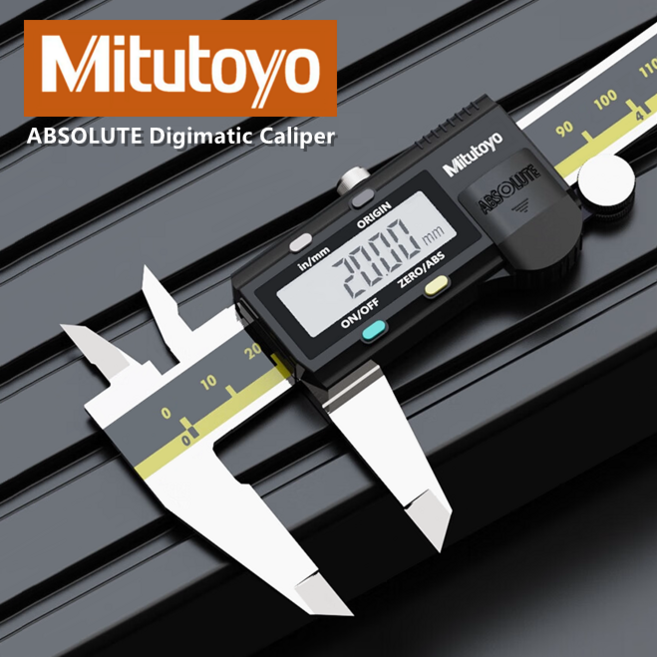 Mitutoyo 미쓰도요 전문가용 고정밀 스텐 디지털 버니어 캘리퍼스, 측정범위 1 5 0 m m, 1개