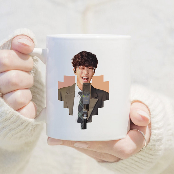 임영웅 머그컵 굿즈 연예인컵 주문제작 세라믹머그컵 포토머그컵, 1개, 런던보이1