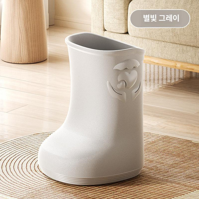 장화족욕기 샤워 부츠 간편 신발 효도선물 발스파 휴대용 가정용 각탕기 풋케어, 기본 색상, 그레이