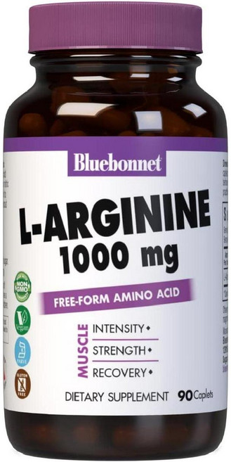 BlueBonnet L-아르기닌 1000 mg 캡슐 90개, 90정, 1개