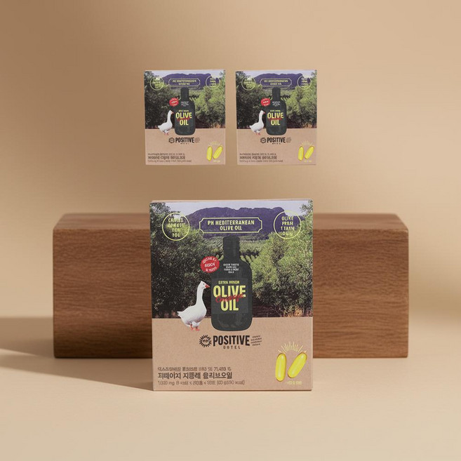 파지티브호텔 올리브오일 피에이치 지중해 올리브 오일 캡슐, 3개