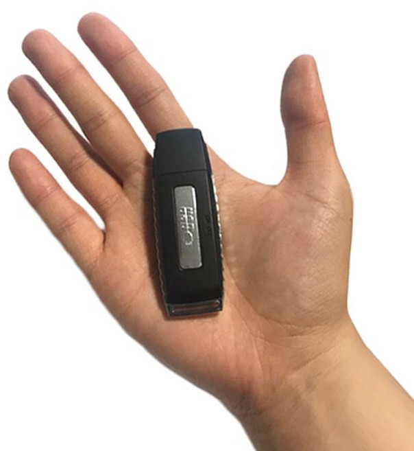 USB녹음기 연속녹음15시간 간편 원터치녹음 48시간저장가능 WAV G3 8GB, 블랙