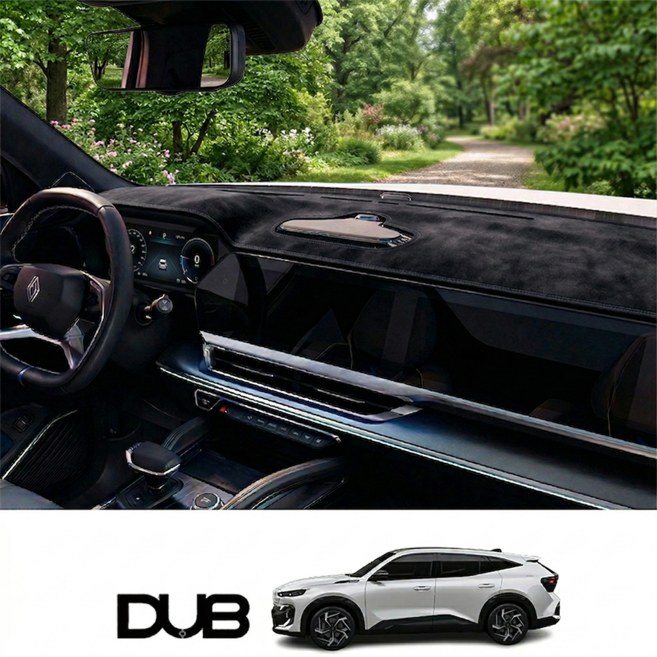 필랑트 벨벳 대쉬보드커버 DUB, 올블랙, 필랑트 HUD 유