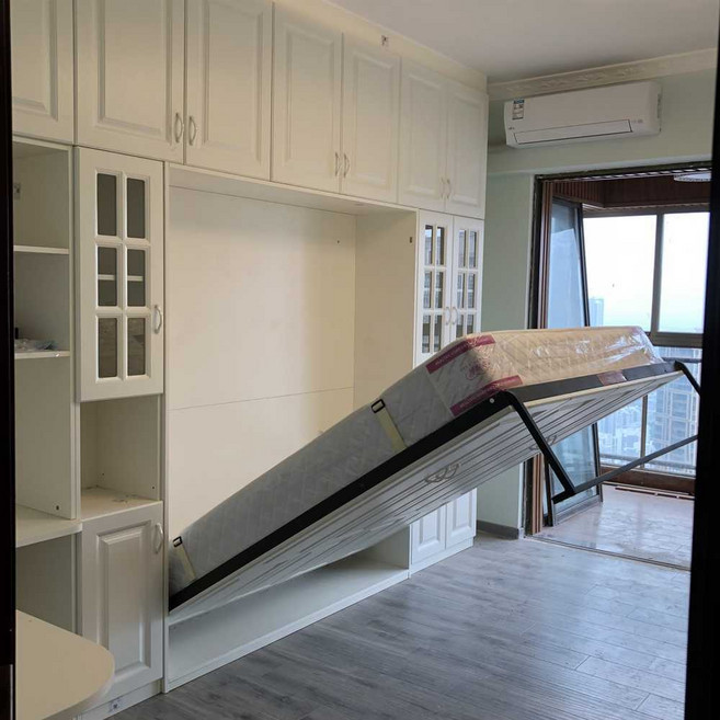 벽장침대 접이식 폴딩 오피스 수납형 간이 세우는 벽, A) 0.9m (캐비닛 제외)