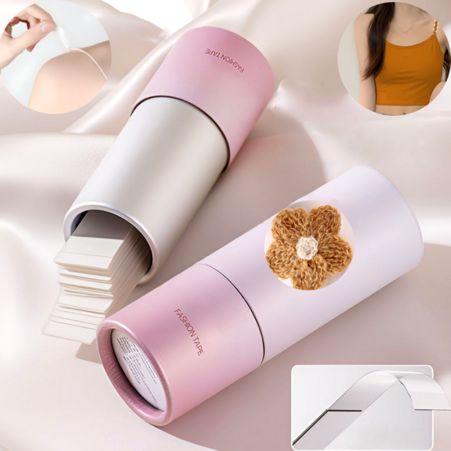 아즈몰 노출 방지 옷고정 양면 테이프 어깨끈 흘러내림 예방 50매, 1개