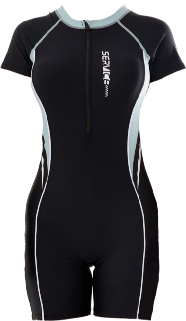 써핏 여성 3부 반소매 실내 원피스 수영복 SW012 단품