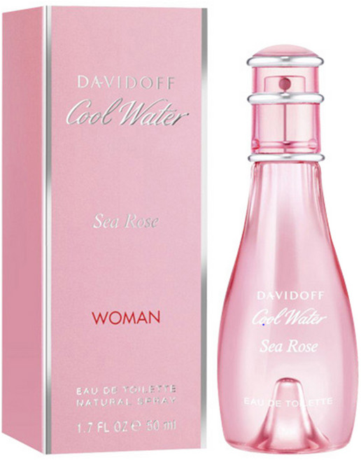 다비도프 쿨워터 씨 로즈 오드뚜왈렛, 50ml, 1개