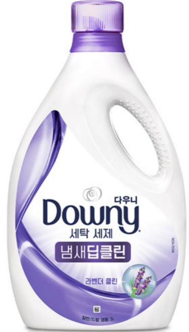 다우니 프리미엄 세탁세제 액체형 냄새딥클린 라벤더클린 본품, 1.9L, 10개