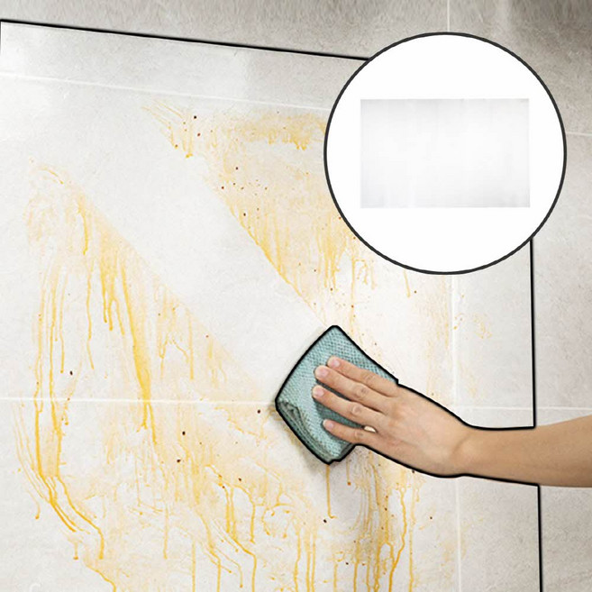 기름튐방지 시트지 투명 주방타일벽지 싱크대벽지