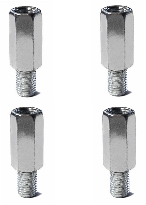 발통마켓 백미러 어댑터 높이조절 역방향 롱타입 볼트 롱볼트 오토바이 자전거, 4개