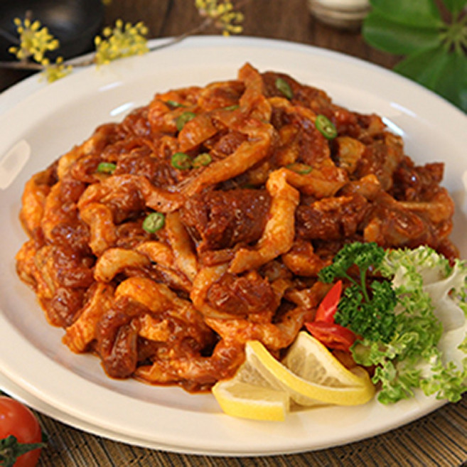 지리산 오리불고기 무항생제 청둥 유황오리 고추장 오리 주물럭 1kg, 1개, 500g