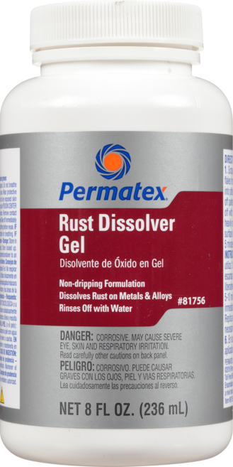 Permatex(퍼마택스) #81756 Rust Dissolver 녹제거제 236ml, 1개