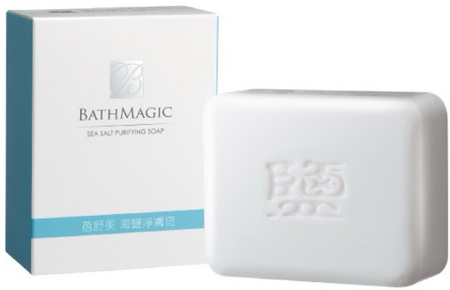台鹽 蓓舒美海鹽皂130g/顆 深層清潔 保濕 控油, 1個