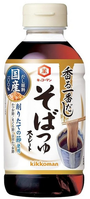 Kikkoman 킷코만 향기로운 이치방다시 소바쯔유 300ml 12개입, 12개, 1L