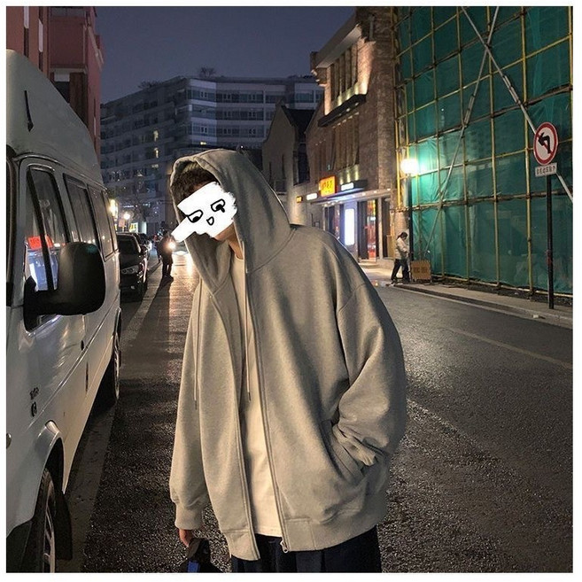 치퍼샵 바람막이 스포츠 오버핏 경량 후드 후드 집업 점퍼