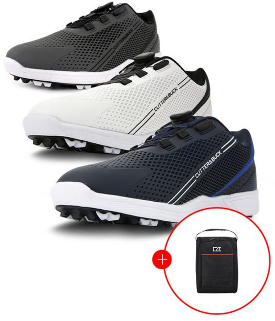 커터앤벅 하프 남성 다이얼 고무성형 골프화 - CBM3AGS387 신발주머니 증정