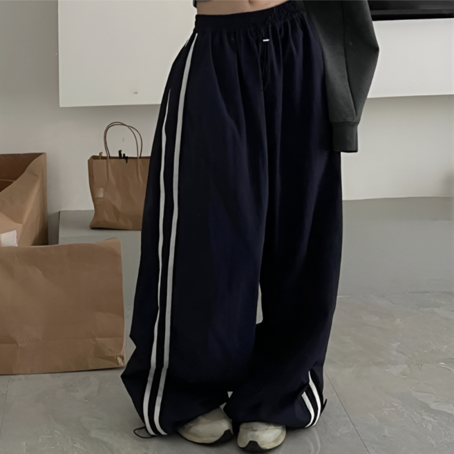 어썸유닛 여성 와이드 트레이닝 스트링 팬츠 4COLOR