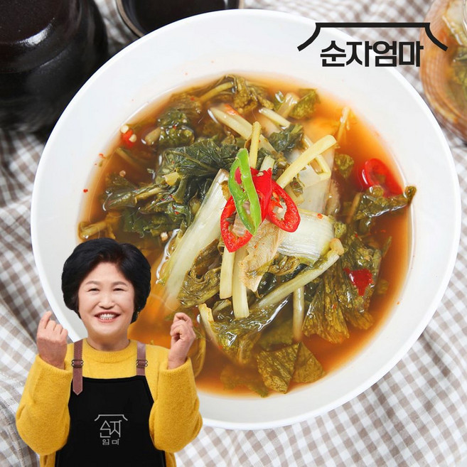 순자엄마 국산 시원한 국물 열무물김치, 1개, 5kg