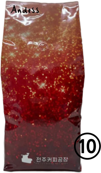 전주커피공장 블렌드 원두 카페 매장 원두납품 블랜딩 고소한 쌉쌀한 커피 안데스, 10kg, 1개, 에스프레소(고움)