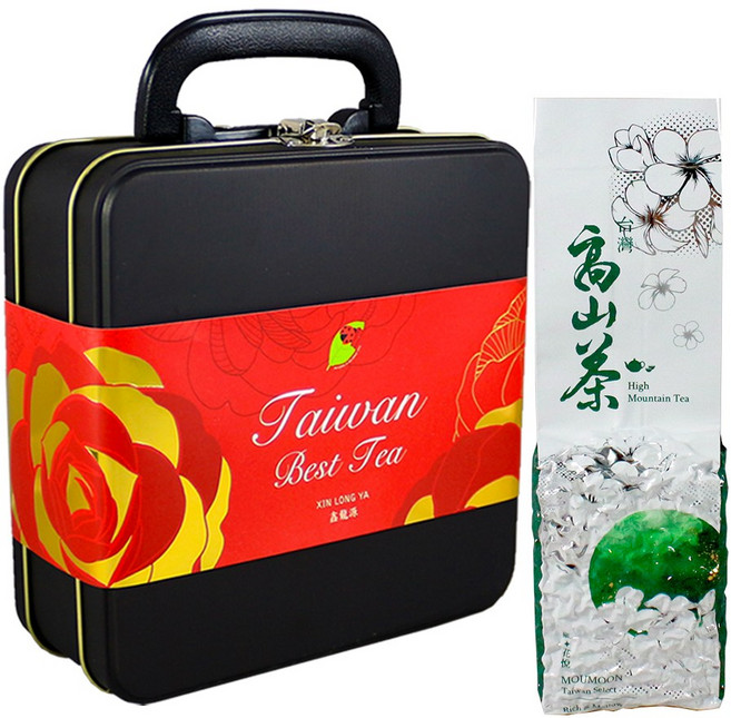 龍源茶品 台灣高山烏龍茶 梨山藏花韻雅 經典典藏禮盒, 300g, 1套, 1個裝